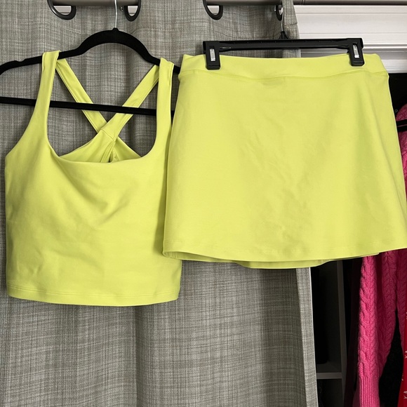 YPB Pants - YPB Tank Top and skort Set